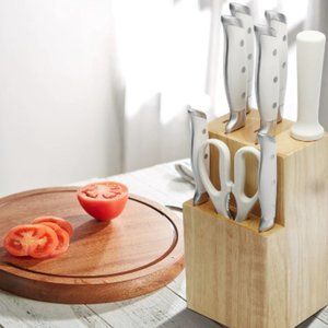 Qulajoy White 9PCS Knife White Set